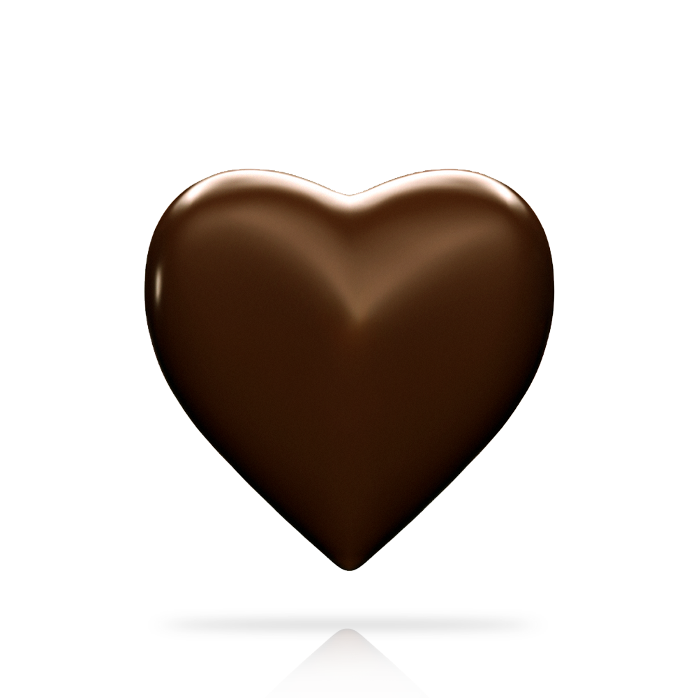 Cuore di Cioccolato San Valentino Fondente e Nocciole 250g – Shockino  Cioccolato